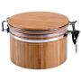 Food Storage Box Container Food Sealed Canister Seal Bottles Wooden Tank Sealed Grains Beans Nuts Storage Jar Sealed Cans Kitchen Food Organizer Holder Case Home Food Storage Organization Supplies