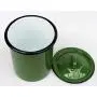 Basseur Campagne DanDiBo Récipient en Émail 19 cm, 1,75 L - Tin 665Z, Vert Basseur Campagne DanDiBo Récipient en Émail 19 cm, 1,75 L - Tin 665Z, Vert