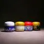 Yuanhaourty Retro Round Loose Leaf Tea Storage Container Coffee Candy Storage Box for Wedding Party Favor Organizer Container