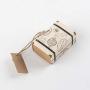 Transer 20Pcs Mini Suitcase Kraft Paper Candy Storage Box Container Favors Sweets Boxes Gift for Wedding, Birthday Party, Baby Shower (Khaki)