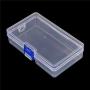 Durable Clear Transparent With Lid Mini Plastic Collection Jewelry Necklace Storage Container Case Box Holder Craft Organizer,as picture