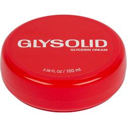 Glysolid Glycerin Skin Cream - Thick, Smooth, and Silky - Trusted Formula for Hands, Feet and Body 3.38 fl oz (100ml Jar)