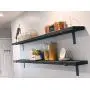Étagères Murale - Pack de 4 - Supports Industriels Rustiques en Métal Fer pour Étagères Murales DIY avec Bord - Inclut Matériel (7,25 po) Étagères Murale - Pack de 4 - Supports Industriels Rustiques en Métal Fer pour Étagères Murales DIY avec Bord - Inclut Matériel (7,25 po)