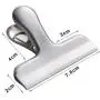 AIUSD Food Storage Stainless Steel Chip Bag Clips 2/3/4 inch Width Durable AIUSD Food Storage Stainless Steel Chip Bag Clips 2/3/4 inch Width Durable