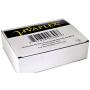 Vivaplex, 12, Amber, 4 oz, Round Glass Jars, with Inner Liners and black Lids