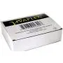 Vivaplex, 12, Amber, 4 oz, Round Glass Jars, with Inner Liners and black Lids