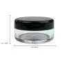 Bouteilles Rondes Transparentes 5G/5ML avec Caps Noirs pour Perles, Pierres Précieuses, Brillant, Charms, Petits Articles de Loisirs Créatifs – BPA Free (Quantité : 200pcs) Bouteilles Rondes Transparentes 5G/5ML avec Caps Noirs pour Perles, Pierres Précieuses, Brillant, Charms, Petits Articles de Loisirs Créatifs – BPA Free (Quantité : 200pcs)