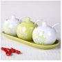 DSWSSH Decorative Jewelry Boxes Magnetic Spice Jar Ceramic Spice Jar Aroma Spice Storage Box with Stand Kitchen Accessories