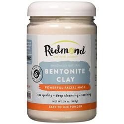Redmond Clay - Bentonite Facial Mask , Soothing Mud Mask | Clay of 1000 Uses, 24 Ounce