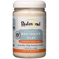 Redmond Clay - Bentonite Facial Mask , Soothing Mud Mask | Clay of 1000 Uses, 24 Ounce