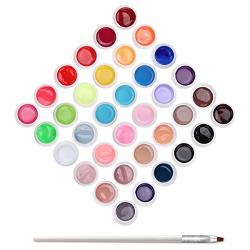 Skymore UV Nail Glue, 36 Colors Gel Nail Polish Kit, Semi-permanent Gel Nail, UV LED Soak Off Gel Nail Polish Starter Kit for Nail Art Design, Perfect Gift for Nail Salon, Valentines Day, Christmas