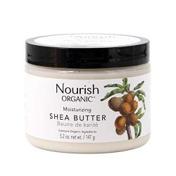 Nourish Organic Moisturizing Shea Butter GMO-Free, Cruelty Free, 100% Vegan (5.2oz) (VWB-007)