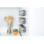 Stainless Steel Magnetic Spice Jars - Bonus Measuring Spoon Set - Airtight Kitchen Storage Containers - Stack on Fridge to Save Counter & Cupboard Space (Set of 24 PCS - Gray)