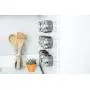 Stainless Steel Magnetic Spice Jars - Bonus Measuring Spoon Set - Airtight Kitchen Storage Containers - Stack on Fridge to Save Counter & Cupboard Space (Set of 24 PCS - Gray) Stainless Steel Magnetic Spice Jars - Bonus Measuring Spoon Set - Airtight Kitchen Storage Containers - Stack on Fridge to Save Counter & Cupboard Space (Set of 24 PCS - Gray)