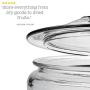 Ensemble de bocaux Anchor Hocking Heritage Hill avec couvercles | Contenants en verre transparent pour biscuits, bonbons, aliments secs ou pâte à tarte | Collection de 2, 1 et 1/2 gallons Ensemble de bocaux Anchor Hocking Heritage Hill avec couvercles | Contenants en verre transparent pour biscuits, bonbons, aliments secs ou pâte à tarte | Collection de 2, 1 et 1/2 gallons