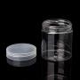 bjduck99 Wide Round Clear Food Storage Container Sealed Jar Box with Lid Kitchen Tool - 7.25.2cm