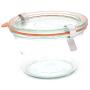 Weck 741 - 0.25 Liter Mold Jars with Lids - 6 Rings and 12 Clamps