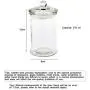 PPLK Glass Storage Tank Kitchen Transparent Dried Fruit Miscellaneous Grains Jar Tea Storage Bottle Food Sealed Cans