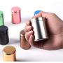 VEIREN 5 Pack Tea Storage Canister Seal Tea Tins Coffee Tins Food Storage Container for Tea Coffee Herb Candy Chocolate Sugar Spices
