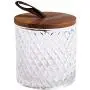 Couverture Portable en Acacia, Verre Trempé et Boîte en Verre Scellée (300 ml) Couverture Portable en Acacia, Verre Trempé et Boîte en Verre Scellée (300 ml)