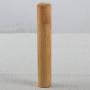 Tea Canister Bamboo Container Handmade Holder Jar und Storage Box Portable Lid Natural(2.5x15.5cm)