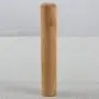 Holz Teekanne Handgemachter Behälter für Würfeltee Dose und Aufbewahrungsbox Tragbar mit Deckel Natur (2,5x15,5cm)