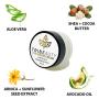 TRIBEAUTY Under Eye Cream Anti Aging | Plant Based Eye Cream for Dark Circles and Puffiness | Reduce Under Eye Bags, Wrinkles & Fine Lines | w/Shea Butter, Cocoa Butter, Aloe Vera + Arnica Cream