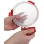 Contenant en Verre Borosilicate Résistant aux Fuites/Déversements 13 oz (370 ml) – Home Basics SC47701 – Idéal pour la Préparation des Repas, Lavable au Lave-Vaisselle, avec Couvercle Plastique Étanché – Rouge Contenant en Verre Borosilicate Résistant aux Fuites/Déversements 13 oz (370 ml) – Home Basics SC47701 – Idéal pour la Préparation des Repas, Lavable au Lave-Vaisselle, avec Couvercle Plastique Étanché – Rouge