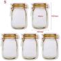 5 Pcs Useful Reusable Large/Small Jar Pe Lock Pouches Food Storage Zipper Bags Smell Proof Stand up Bags,Small