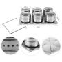 JUSTDOLIFE Seasoning Pots Fashion Kitchen Storage Stainless Steel Magnitic Spice Rack Pots Cruet Condiments for Home