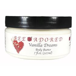 Bee Adored Body Butter, Vanilla Dreams, 8 Fluid Ounce