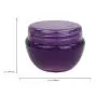 Beauticom 36 Pieces 10G/10ML Purple Frosted Container Jars with Inner Liner for Makeup, Creams, Cosmetic Beauty Product Samples - BPA Free