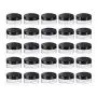 Aenoyo 50PCS Plastic Cosmetic Sample Empty Container, Tiny Makeup Sample Container, Cosmetic Jars, Makeup Plastic Jars for Travel, Sample, Small Crafts Storage (5g, Black)