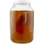 Two 1-Gallon Glass Kombucha Jars w/Cotton Cloth Covers & Plastic Lids for Storage after Brewing (2-Pack) Two 1-Gallon Glass Kombucha Jars w/Cotton Cloth Covers & Plastic Lids for Storage after Brewing (2-Pack)