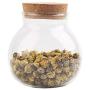 Yl Ly Glass Small Storage Jar Coffee Bean Sealed Cans Candy Nut Bottle Ball Belly Type Glass Bottle