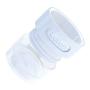 Dot&Dot Travel Bottles - 4 Piece Set of 2 oz Leak Proof Travel Containers for Travel Size Toiletries