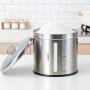 Food Storage Containers Jar 304 Stainless Steel with Lids Airtight Bpa Free Large, Cookie Jar Cereal Coffee Storage Containers Jar for Kitchen Pantry Organization Canister Candy Bulk, 10L