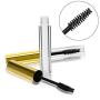 10Pcs 4ml Empty Mascara Tube and Wand, DIY Mascara Container with Cap,eyelash Tubes Vials Bottle with Rubber Inserts and Funnels Kit for Castor Oil(Gold)