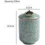 Ceramic Tea Storage Box Tea Cans Mini 6.310.1Cm Candy Jar With Lid Spices Storage Box Food Coontainer,A05