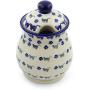 Polish Pottery 8-inch Jar with Lid (Boo Boo Kitty Paws Theme) + Certificate of Authenticity