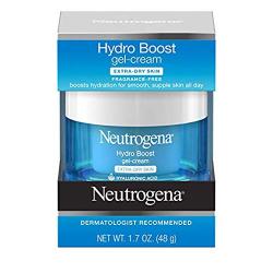 Hydro Boost Hyaluronic Acid Hydrating Face Moisturizer Gel-Cream to Hydrate and Smooth Extra-Dry Skin, 1.7 oz (2 Pack)