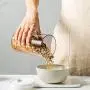 Contenant hermétique pour aliments avec bouchon rond, boîtes d'emballage pour céréales empilables, réservoirs de stockage pour multi-grains, fruits secs, thé, etc. Économise de l'espace, durable, rose - 600ml Contenant hermétique pour aliments avec bouchon rond, boîtes d'emballage pour céréales empilables, réservoirs de stockage pour multi-grains, fruits secs, thé, etc. Économise de l'espace, durable, rose - 600ml