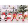 Amosfun Christmas Candy Jar Hanging Toy Gift Cookie Jar Bottle Box Piggy Bank Xmas Holiday Gift Home Table Decor Kids Goodie Bag Filler Party Favors Supplies (Gingerbread Man)