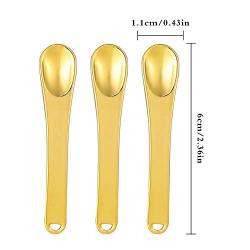 Baring 9 Pack Metal Makeup Spatula Cosmetic Spatula Scoop Mini Beauty Scoop Facial Cream Spoon