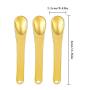 Baring 9 Pack Metal Makeup Spatula Cosmetic Spatula Scoop Mini Beauty Scoop Facial Cream Spoon