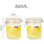 Yl Ly Glass Sealed Bottle Glass Bottle Storage Jar Honey Jar Candy Bottle Dried Fruit Storage Tank 2 Sets 800Ml 1200Ml 2100Ml800Ml2 (With Scale) Yl Ly Glass Sealed Bottle Glass Bottle Storage Jar Honey Jar Candy Bottle Dried Fruit Storage Tank 2 Sets 800Ml 1200Ml 2100Ml800Ml2 (With Scale)