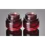 TOPWEL 2PCS 50ML(1.7 OZ) Wine Red Glass Empty Refillable Cosmetic Cream Jar Pot Bottle Container (A#) TOPWEL 2PCS 50ML(1.7 OZ) Wine Red Glass Empty Refillable Cosmetic Cream Jar Pot Bottle Container (A#)