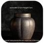 Japanese Style Tea Jar Ceramic Coarse Pottery Seal Cans Coffee Beans Nuts Candy Caddy Container,A