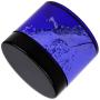 Beauticom 2 oz./ 60 Grams/ 60 ML (Quantity: 36 Packs) Thick Wall Round COBALT BLUE Plastic LEAK-PROOF Jars Container with BLACK Lids for Cosmetic, Lip Balm, Creams, Lotions, Liquids