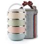 Thermos Food Jar 2800ML Thermos Stainless Food Flask,Leakproof Insulated Food Containers,High-capacity (Color : Bag)